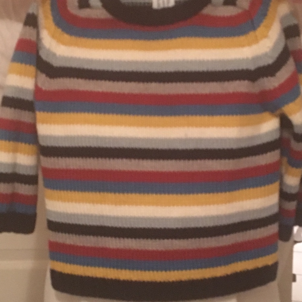 Boys GAP striped sweater. Size 4. Wool blend.